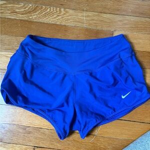 Nike Women's Vibrant Blue Athletic Shorts